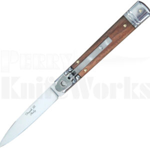 Frank B Slimline 8" Lever Lock Cocobolo Automatic Knife (3.25" Polish)